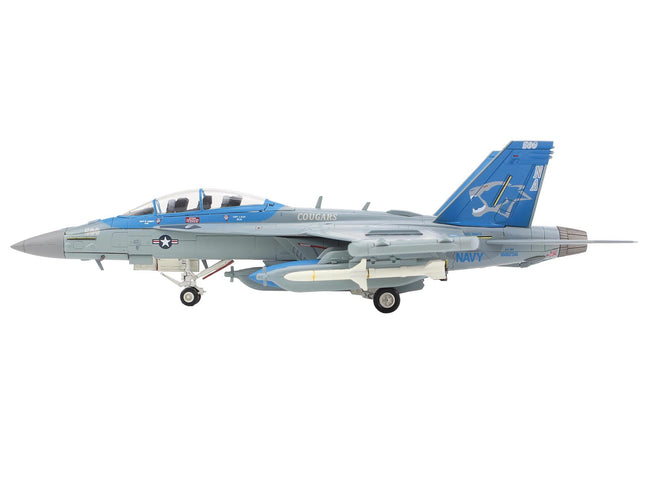 Boeing EA-18G Growler Aircraft "168256 VAQ-139 Cougars" (2025) United States Navy "Air Power Series" 1/72 Diecast Model by Hobby Master-Hobby Master-ModelCars.com