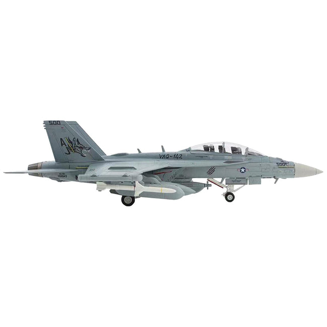 Boeing EA - 18G Growler Aircraft "VAQ - 142 Gray Wolves USS Gerald R. Ford" (2023) United States Navy "Air Power Series" 1/72 Diecast Model by Hobby Master - Hobby Master - ModelCars.com