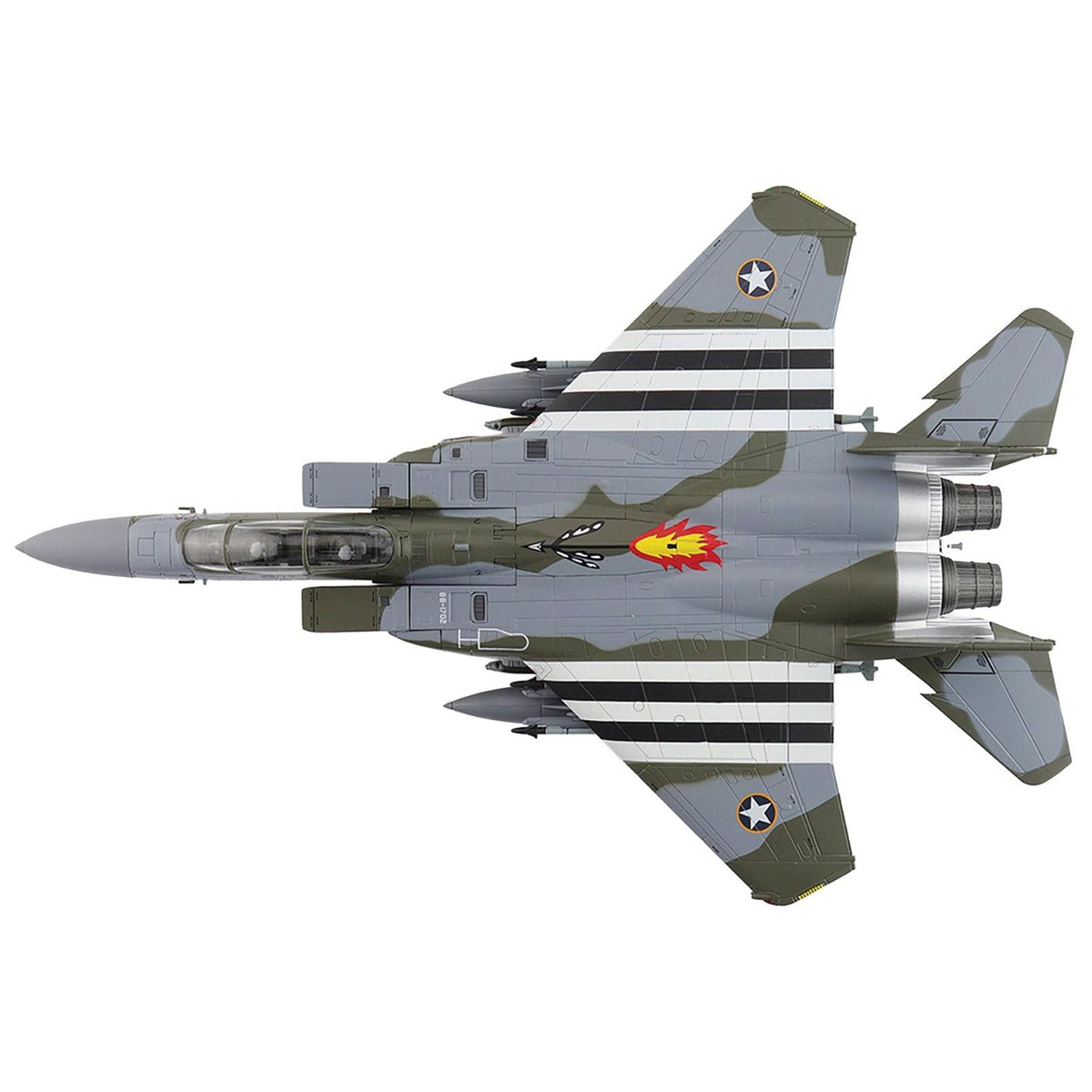 Boeing F-15E Strike Eagle Fighter Aircraft "88-1702 Spirit of Goldsboro 334th FS 4th FW" (2024) United States Air Force "Air Power Series" 1/72 Diecast Model by Hobby Master-Hobby Master-ModelCars.com