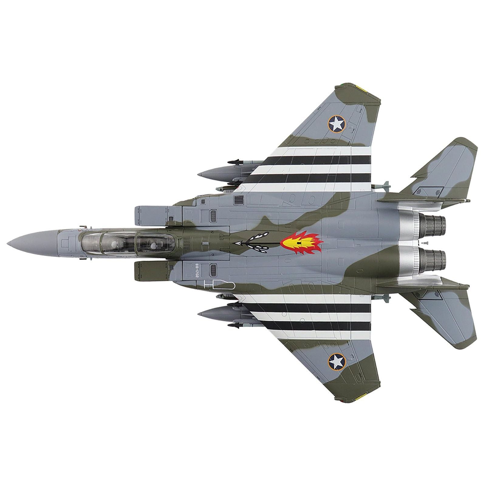 Boeing F - 15E Strike Eagle Fighter Aircraft "88 - 1702 Spirit of Goldsboro 334th FS 4th FW" (2024) United States Air Force "Air Power Series" 1/72 Diecast Model by Hobby Master - Hobby Master - ModelCars.com