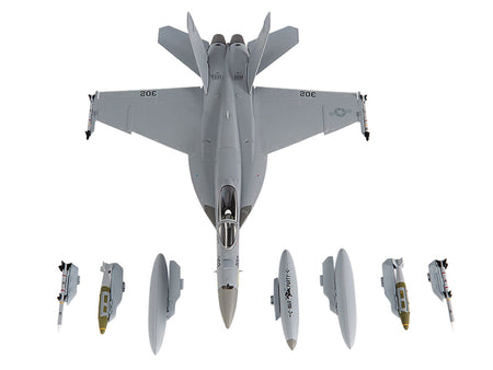 Boeing F/A-18E Super Hornet Aircraft "VFA-87 Golden Warriors USS George H. W. Bush" (2017) United States Navy 1/72 Diecast Model by JC Wings-JC Wings-ModelCars.com