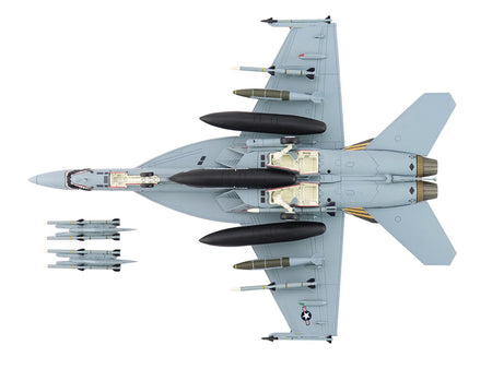 Boeing F/A-18E Super Hornet Fighter Aircraft "166828 VFA-151 Vigilantes USS Lincoln" (2021) United States Navy "Air Power Series" 1/72 Diecast Model by Hobby Master-Hobby Master-ModelCars.com