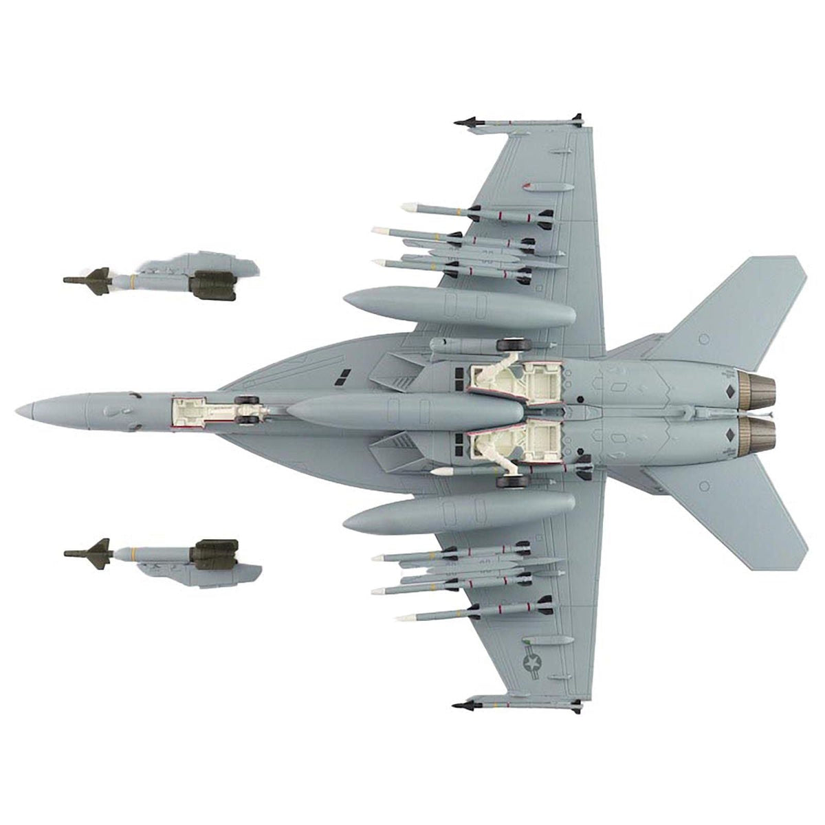 Boeing F/A-18E Super Hornet Fighter Aircraft "Dagger" United States Navy "Air Power Series" 1/72 Diecast Model by Hobby Master-Hobby Master-ModelCars.com