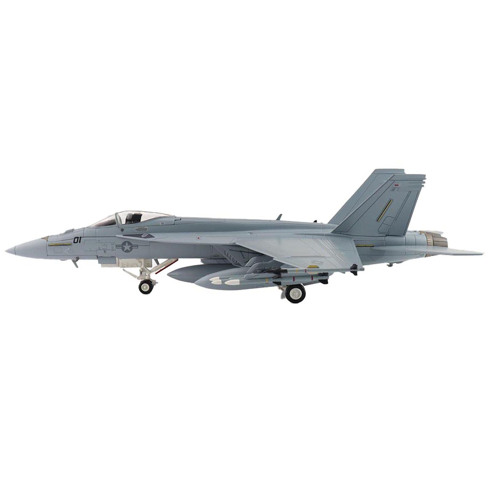 Boeing F/A - 18E Super Hornet Fighter Aircraft "Dagger" United States Navy "Air Power Series" 1/72 Diecast Model by Hobby Master - Hobby Master - ModelCars.com