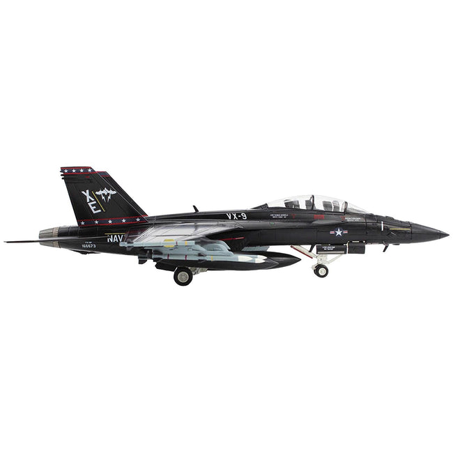 Boeing F/A - 18F Super Hornet Fighter Aircraft "Vandy I VX - 9" (2023) United States Navy (Full Weapon Load) "Air Power Series" 1/72 Diecast Model by Hobby Master - Hobby Master - ModelCars.com