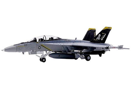 Boeing F/A-18F Super Hornet Fighter Aircraft "VFA-103 Jolly Rogers 75th Anniversary" (2018) United States Navy 1/100 Diecast Model Airplane-Other-ModelCars.com