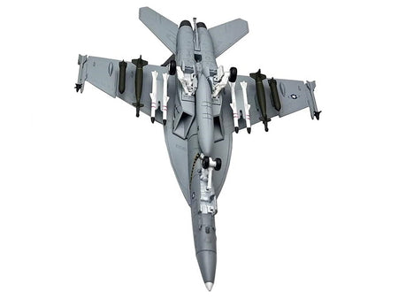 Boeing F/A-18F Super Hornet Fighter Aircraft "VFA-103 Jolly Rogers 75th Anniversary" (2018) United States Navy 1/100 Diecast Model Airplane-Other-ModelCars.com