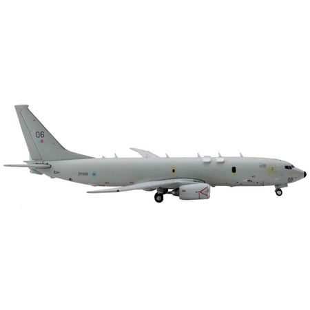 Boeing P - 8 Poseidon Patrol Aircraft "British Royal Air Force" (ZP806) Gray "Gemini Macs" Series 1/400 Diecast Model Airplane by GeminiJets - GeminiJets - ModelCars.com