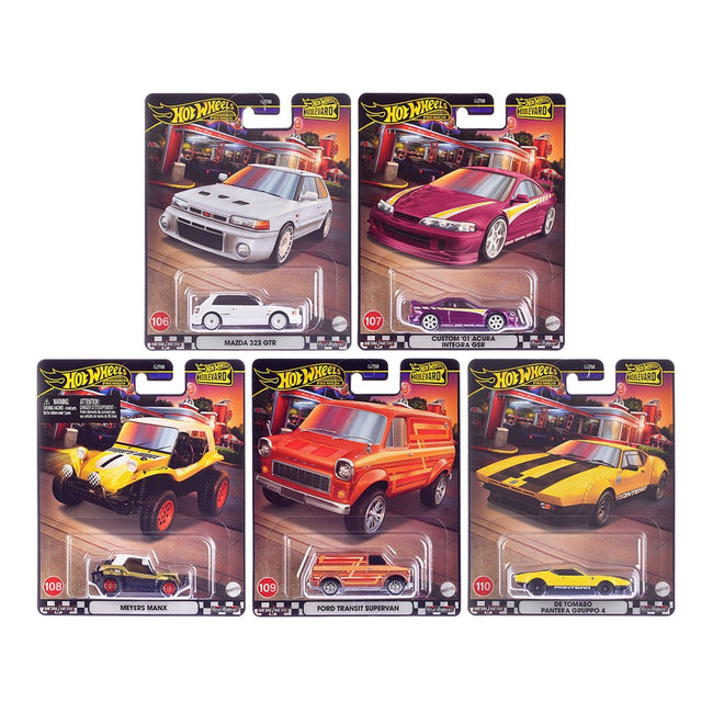 "Boulevard 106-110" 5 piece Set "Premium" 2024 Series Diecast Model Cars by Hot Wheels-Hotwheels-ModelCars.com