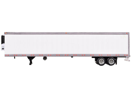 Box Trailer with Reefer White 1/87 (HO) Scale Plastic Model by HO Logistics-HO Logistics Replicas-ModelCars.com