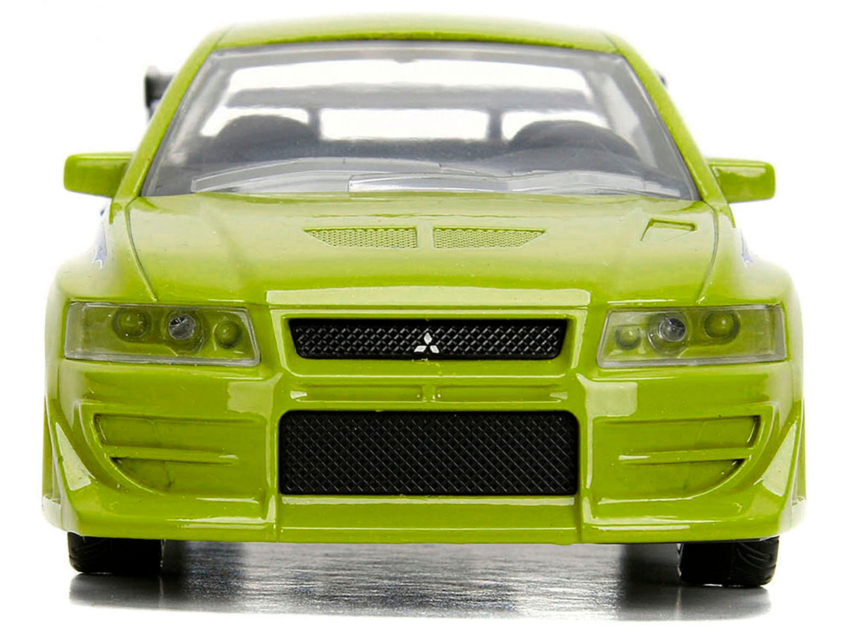 Brian's Mitsubishi Lancer Evolution VII Green "Fast & Furious" Movie 1/32 Diecast Model Car by Jada-Jada-ModelCars.com