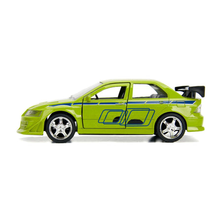 Brian's Mitsubishi Lancer Evolution VII Green "Fast & Furious" Movie 1/32 Diecast Model Car by Jada-Jada-ModelCars.com