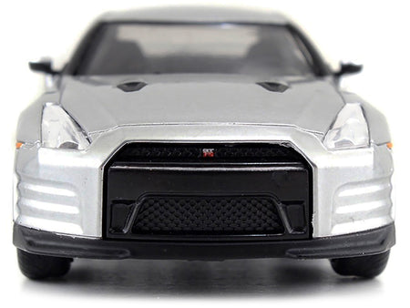 Brian's Nissan GT-R (R35) Silver Metallic "Fast & Furious" Movie 1/32 Diecast Model Car by Jada-Jada-ModelCars.com