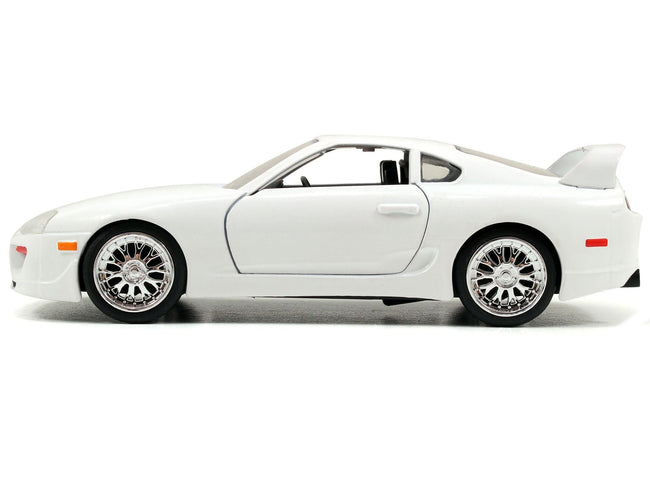 Brian's Toyota Supra White "Fast & Furious 7" (2015) Movie 1/32 Diecast Model Car by Jada-Jada-ModelCars.com