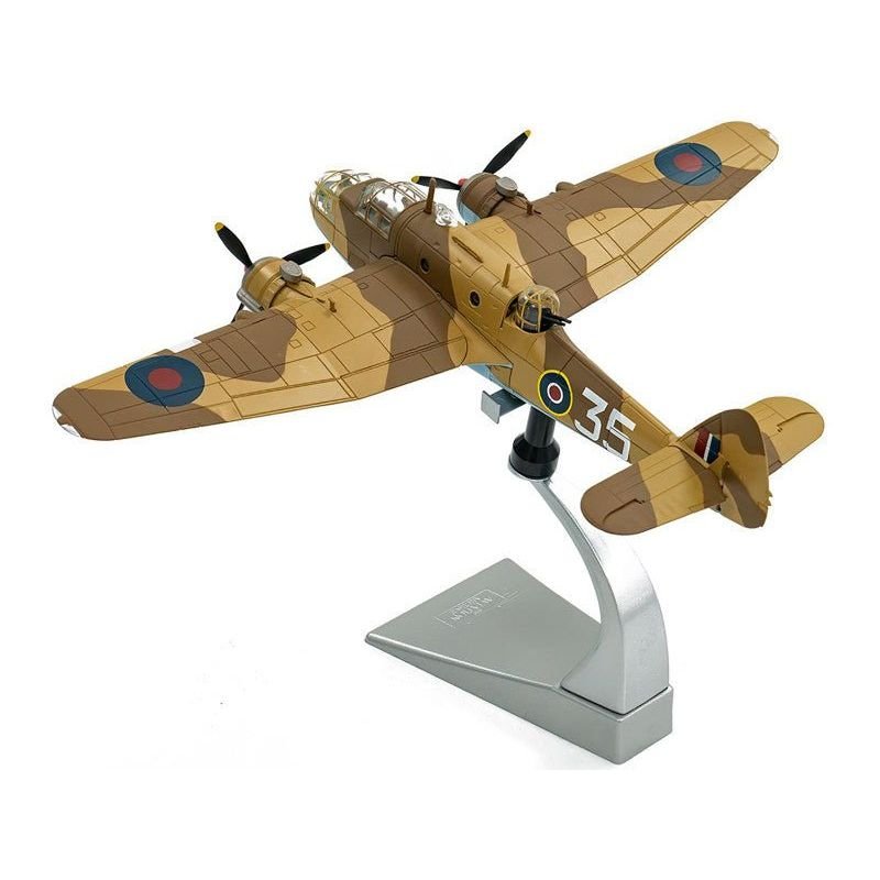 Bristol Beaufort MkIa Bomber Aircraft "EK979 Middle East Check and Conversion Unit" (1944) British Royal Air Force "The Aviation Archive" Series 1/72 Diecast Model by Corgi-Corgi-ModelCars.com