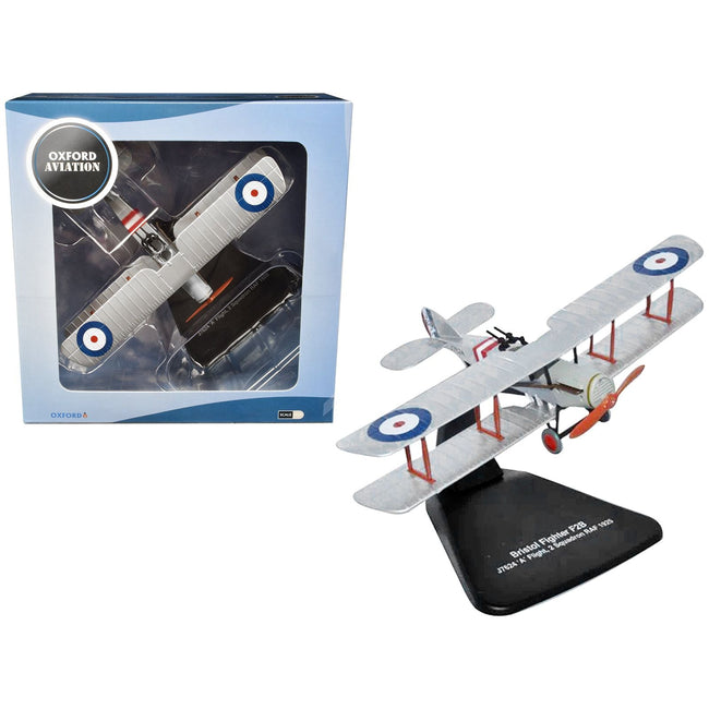 Bristol F2B Fighter Plane "J7624 'A' Flight 2 Squadron RAF" (1925) "Oxford Aviation" Series 1/72 Diecast Model Airplane by Oxford Diecast - Oxford Diecast - ModelCars.com
