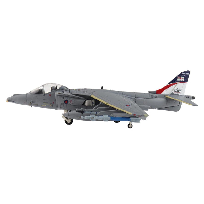 British Aerospace Harrier GR.9 Aircraft "ZD406 Royal Navy Strike Wing RAF Station Cottesmore" (2009) British Royal Air Force/Navy "Air Power Series" 1/72 Diecast Model by Hobby Master-Hobby Master-ModelCars.com