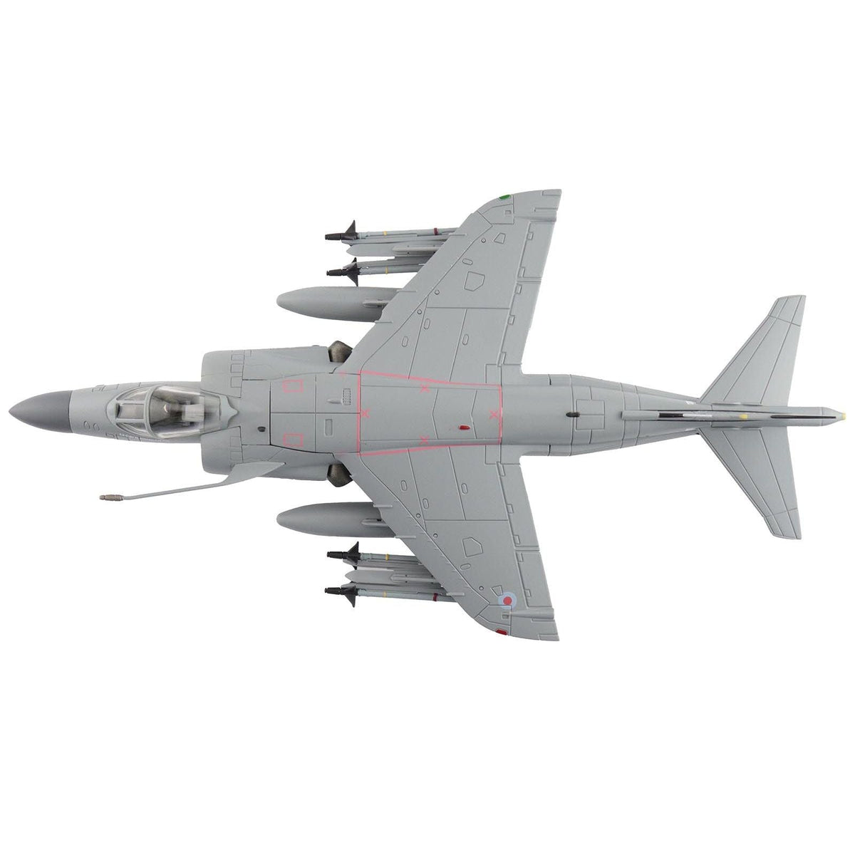 British Aerospace Sea Harrier FA.2 Aircraft with Sea Eagle Missiles "ZH796" (2018) British Royal Navy "Air Power Series" 1/72 Diecast Model by Hobby Master-Hobby Master-ModelCars.com