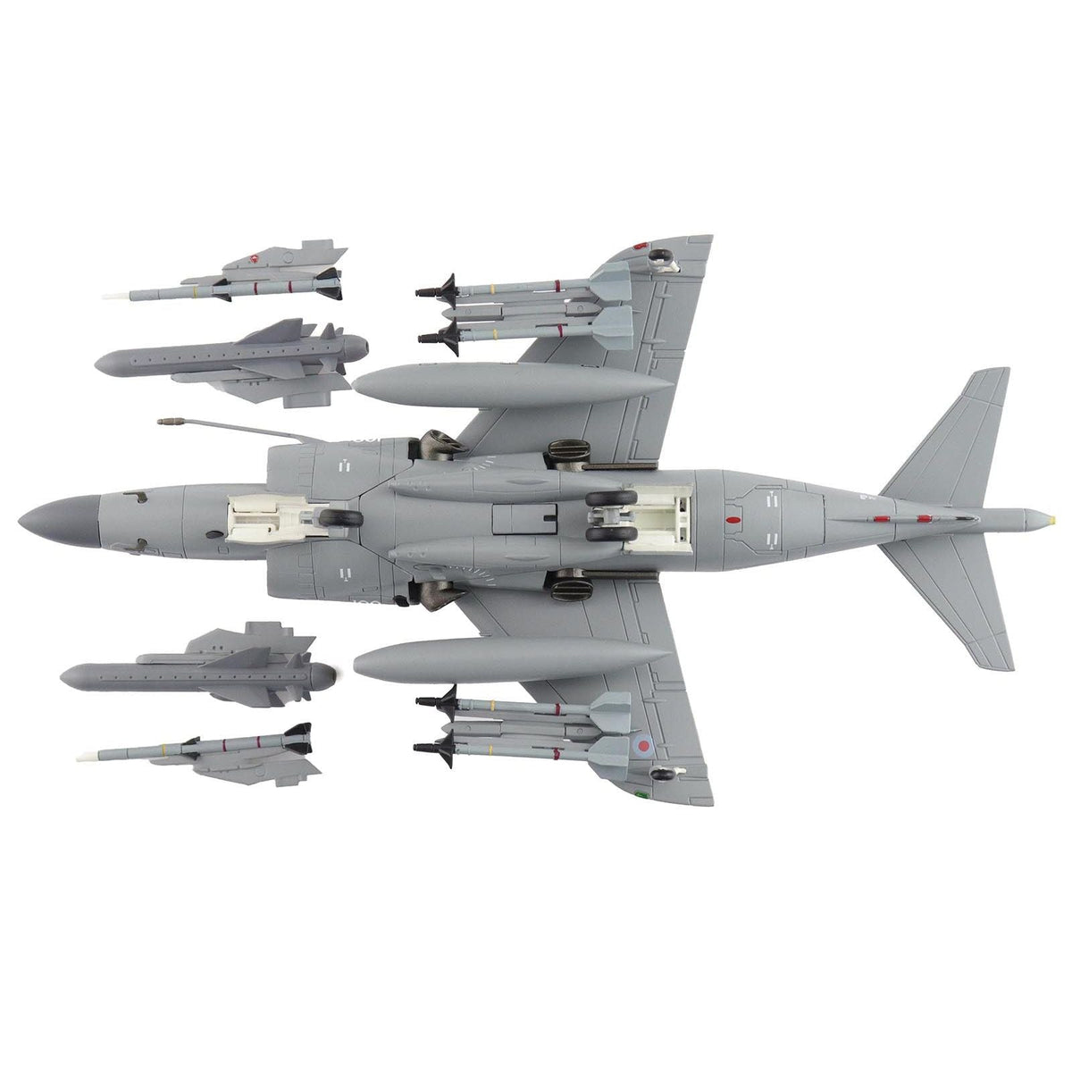 British Aerospace Sea Harrier FA.2 Aircraft with Sea Eagle Missiles "ZH796" (2018) British Royal Navy "Air Power Series" 1/72 Diecast Model by Hobby Master-Hobby Master-ModelCars.com