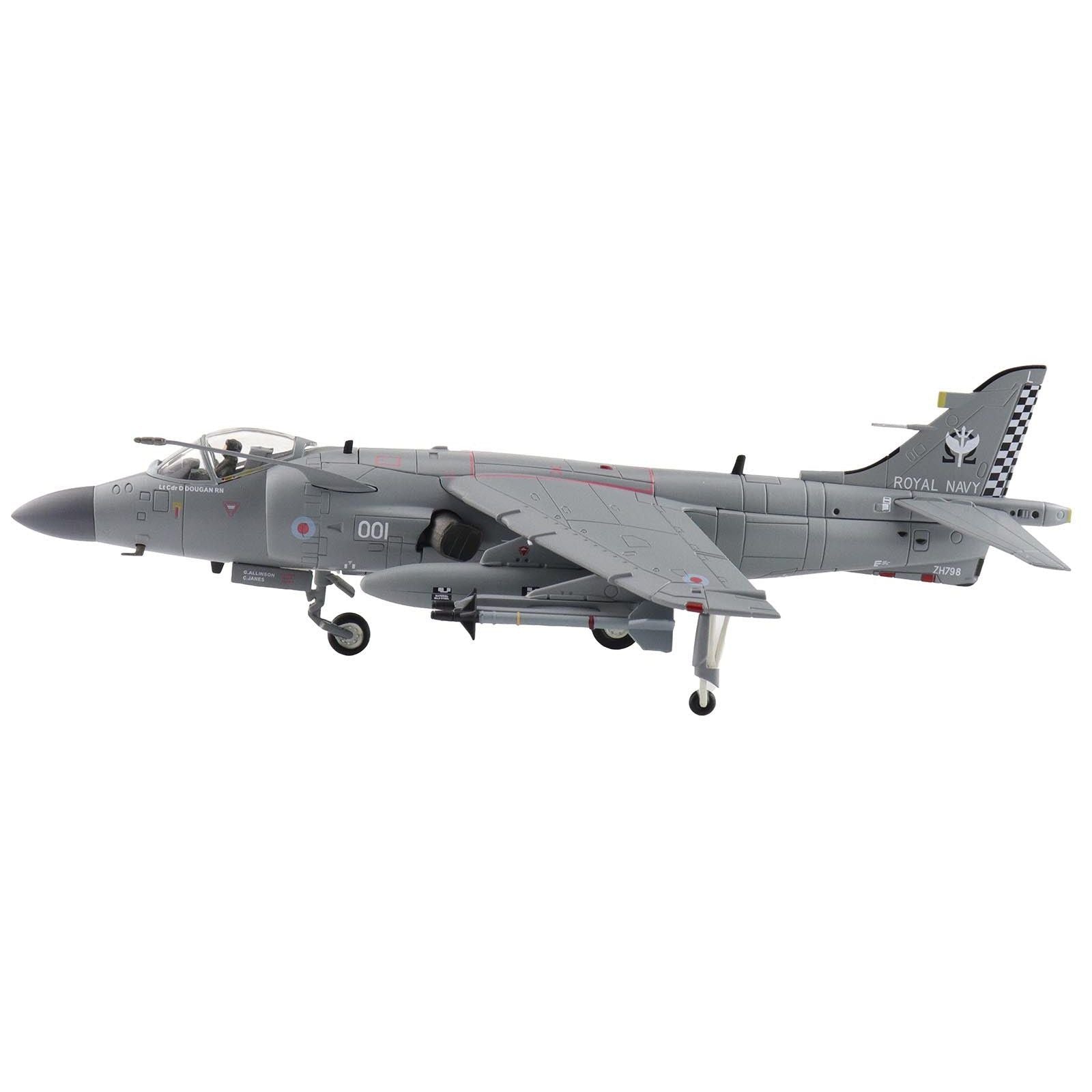 British Aerospace Sea Harrier FA.2 Aircraft with Sea Eagle Missiles "ZH796" (2018) British Royal Navy "Air Power Series" 1/72 Diecast Model by Hobby Master - Hobby Master - ModelCars.com