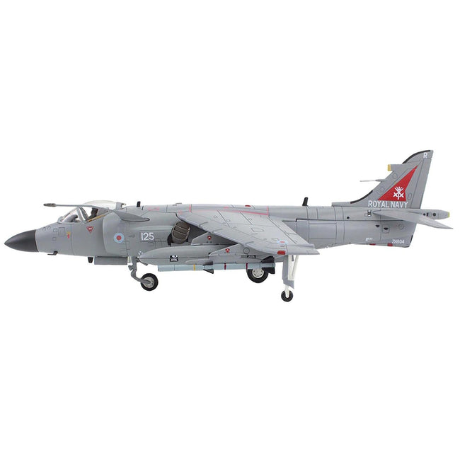 British Aerospace Sea Harrier FA.2 Aircraft with Sea Eagle Missiles "ZH804 Fairford" (2002) British Royal Navy "Air Power Series" 1/72 Diecast Model by Hobby Master-Hobby Master-ModelCars.com