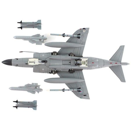 British Aerospace Sea Harrier FA.2 Aircraft with Sea Eagle Missiles "ZH804 Fairford" (2002) British Royal Navy "Air Power Series" 1/72 Diecast Model by Hobby Master - Hobby Master - ModelCars.com