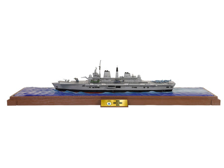 British HMS Invincible (R05) Aircraft Carrier Waterline Edition "Falklands War" (1982) British Royal Navy "Battleship" Series 1/700 Diecast Model by Metal Proud-Metal Proud-ModelCars.com