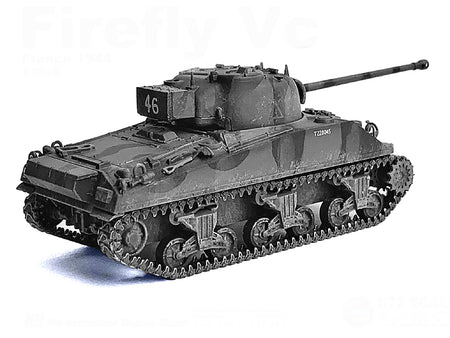 British Sherman Firefly VC Tank "4th/7th Royal Dragoon Guard 8th Armoured Brigade France" (1944) "NEO Dragon Armor" Series 1/72 Plastic Model by Dragon Models-Dragon Models-ModelCars.com