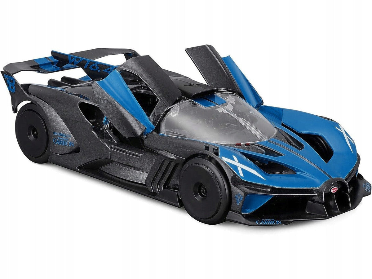 Bugatti Bolide Blue and Black Metallic "Special Edition" Series 1/24 Diecast Model Car by Maisto-Maisto-ModelCars.com