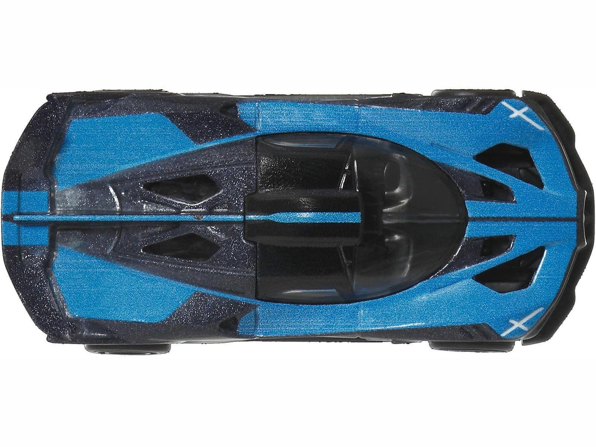 Bugatti Bolide Blue and Dark Blue Metallic "Euro Speed" Series Diecast Model Car by Hot Wheels-Hotwheels-ModelCars.com