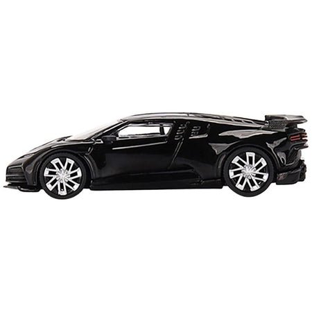 Bugatti Centodieci Black Limited Edition to 3600 pieces Worldwide 1/64 Diecast Model Car by Mini GT - Mini GT - ModelCars.com
