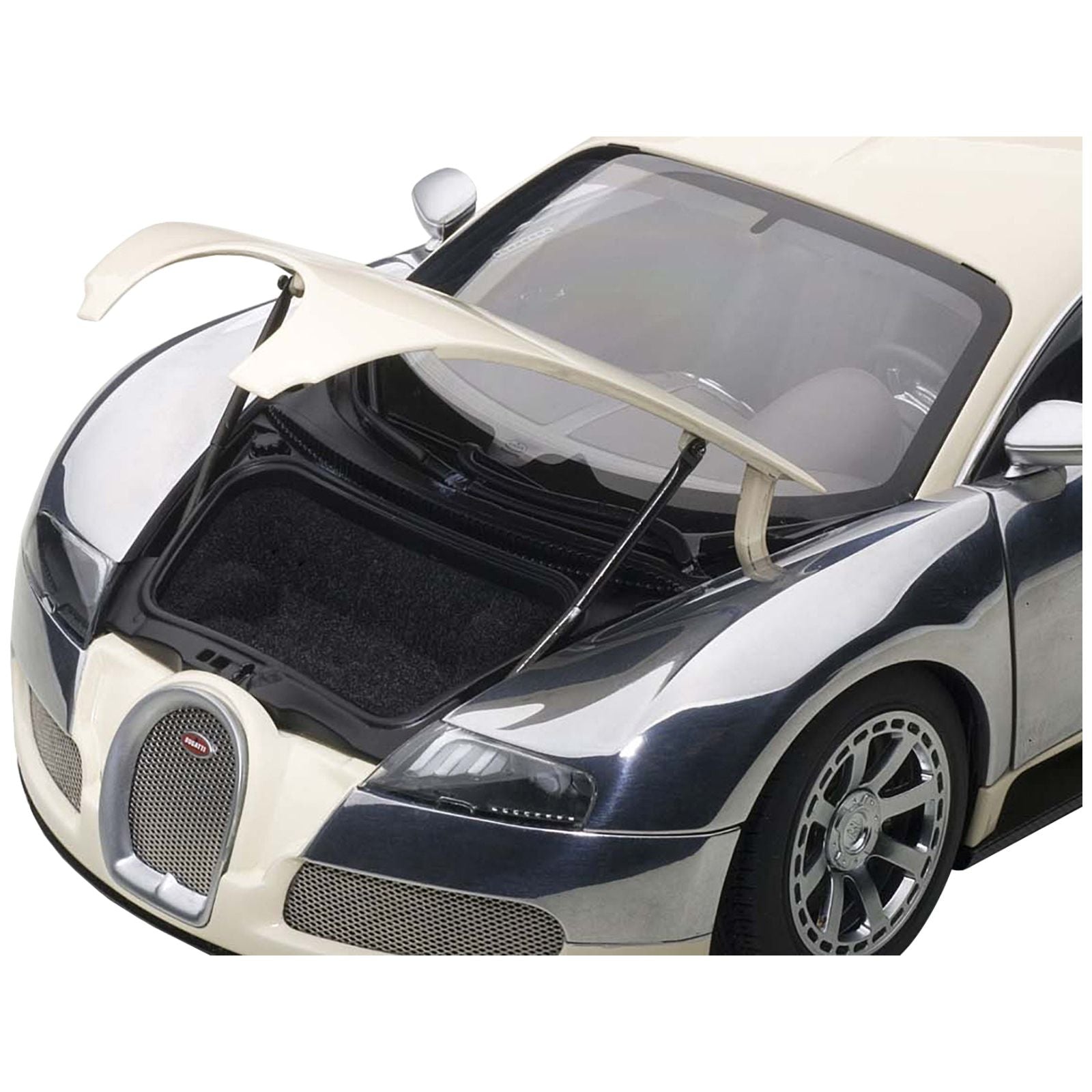Bugatti EB Veyron L'Edition Centenaire White Hermann Zu Leiningen 1/18 Diecast Model Car by Autoart - Autoart - ModelCars.com