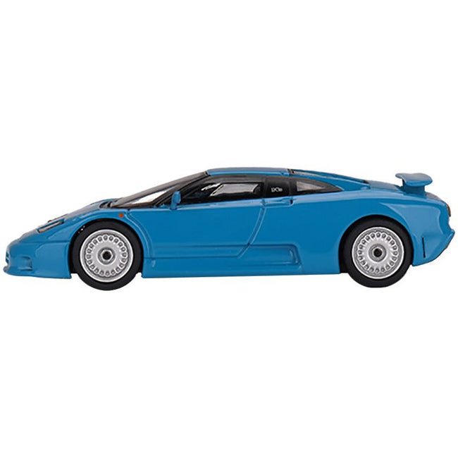 Bugatti EB110 GT Blu Bugatti Blue Limited Edition to 4200 pieces Worldwide 1/64 Diecast Model Car by Mini GT - Mini GT - ModelCars.com