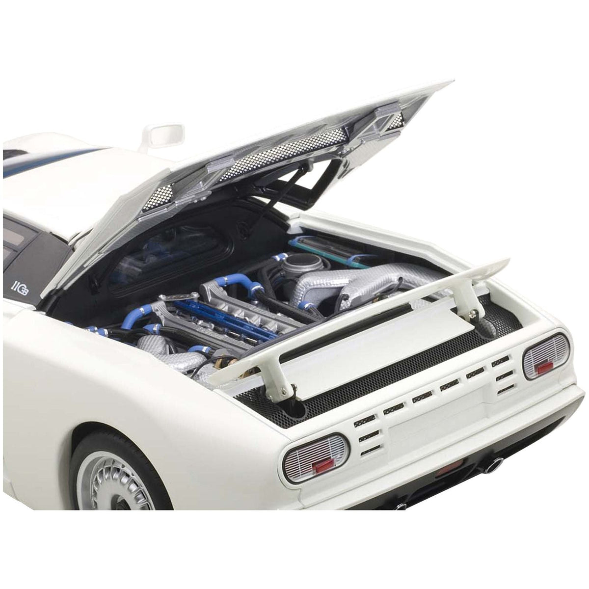 Bugatti EB110 GT White 1/18 Diecast Model Car by Autoart - Autoart - ModelCars.com