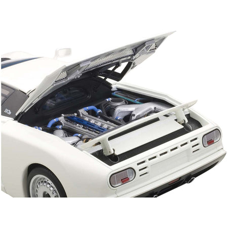 Bugatti EB110 GT White 1/18 Diecast Model Car by Autoart - Autoart - ModelCars.com
