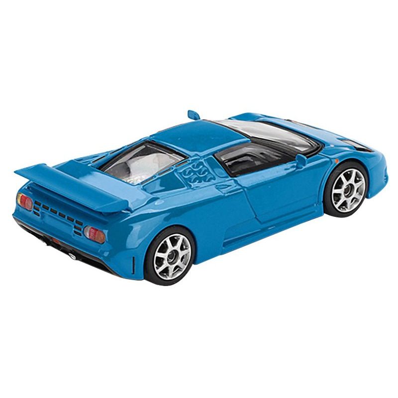 Bugatti EB110 Super Sport Blu Bugatti Blue Limited Edition 1/64 Diecast Model Car by Mini GT - Mini GT - ModelCars.com