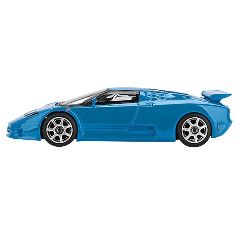 Bugatti EB110 Super Sport Blu Bugatti Blue Limited Edition 1/64 Diecast Model Car by Mini GT - Mini GT - ModelCars.com