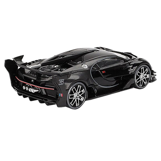Bugatti Vision Gran Turismo Black and Carbon Limited Edition 1/64 Diecast Model Car by Mini GT-Mini GT-ModelCars.com