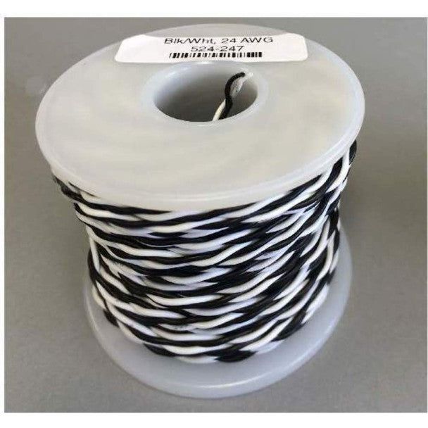 BW SPOOL 24 AWG BLK/WHT - NCE - ModelCars.com