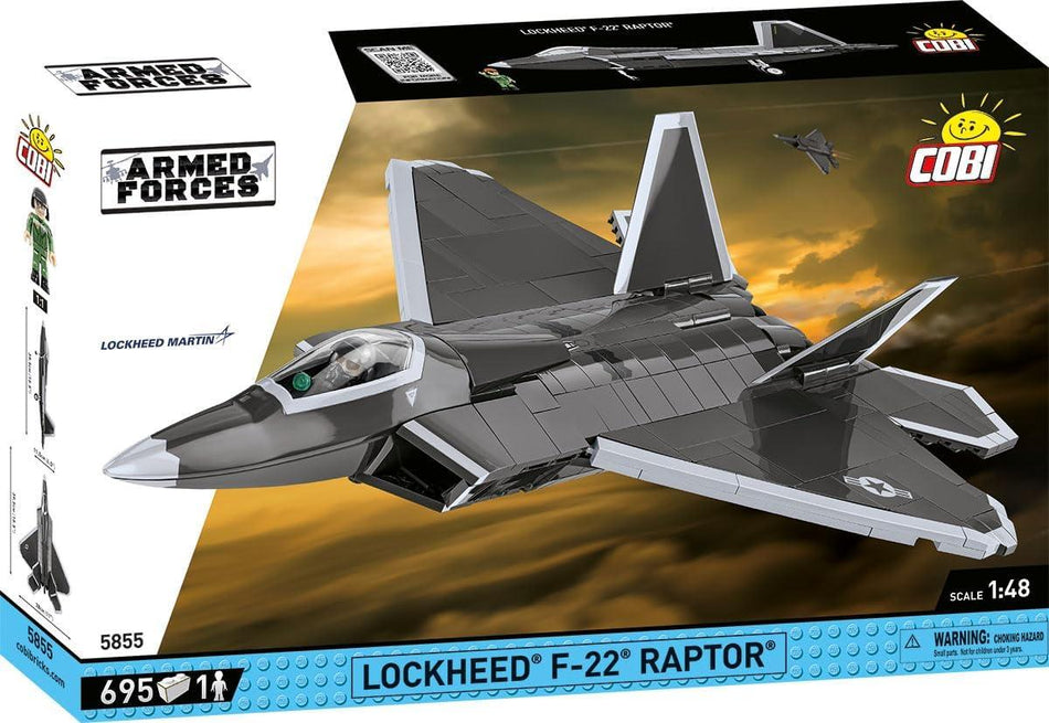 Cobi 695 PCS ARMED FORCES /5855/ LOCKHEED F-22