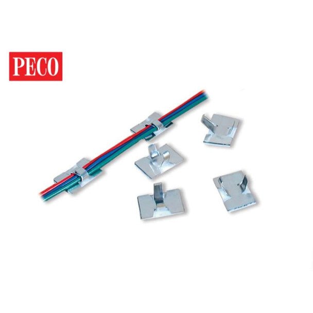 CABLE CLIPS (PK 20) - Peco - ModelCars.com