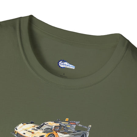 Cadillac V-Series Sketch-Art Le Mans Style T-Shirt, Car Enthusiast Gift, Race Car Fan Shirt,-Modelcars.com-ModelCars.com