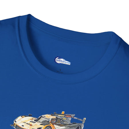 Cadillac V-Series Sketch-Art Le Mans Style T-Shirt, Car Enthusiast Gift, Race Car Fan Shirt,-Modelcars.com-ModelCars.com