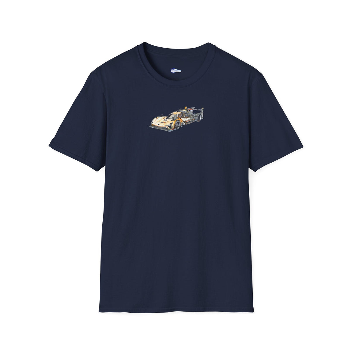 Cadillac V-Series Sketch-Art Le Mans Style T-Shirt, Car Enthusiast Gift, Race Car Fan Shirt,-Modelcars.com-ModelCars.com