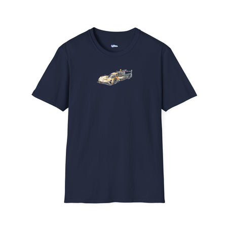 Cadillac V-Series Sketch-Art Le Mans Style T-Shirt, Car Enthusiast Gift, Race Car Fan Shirt,-Modelcars.com-ModelCars.com