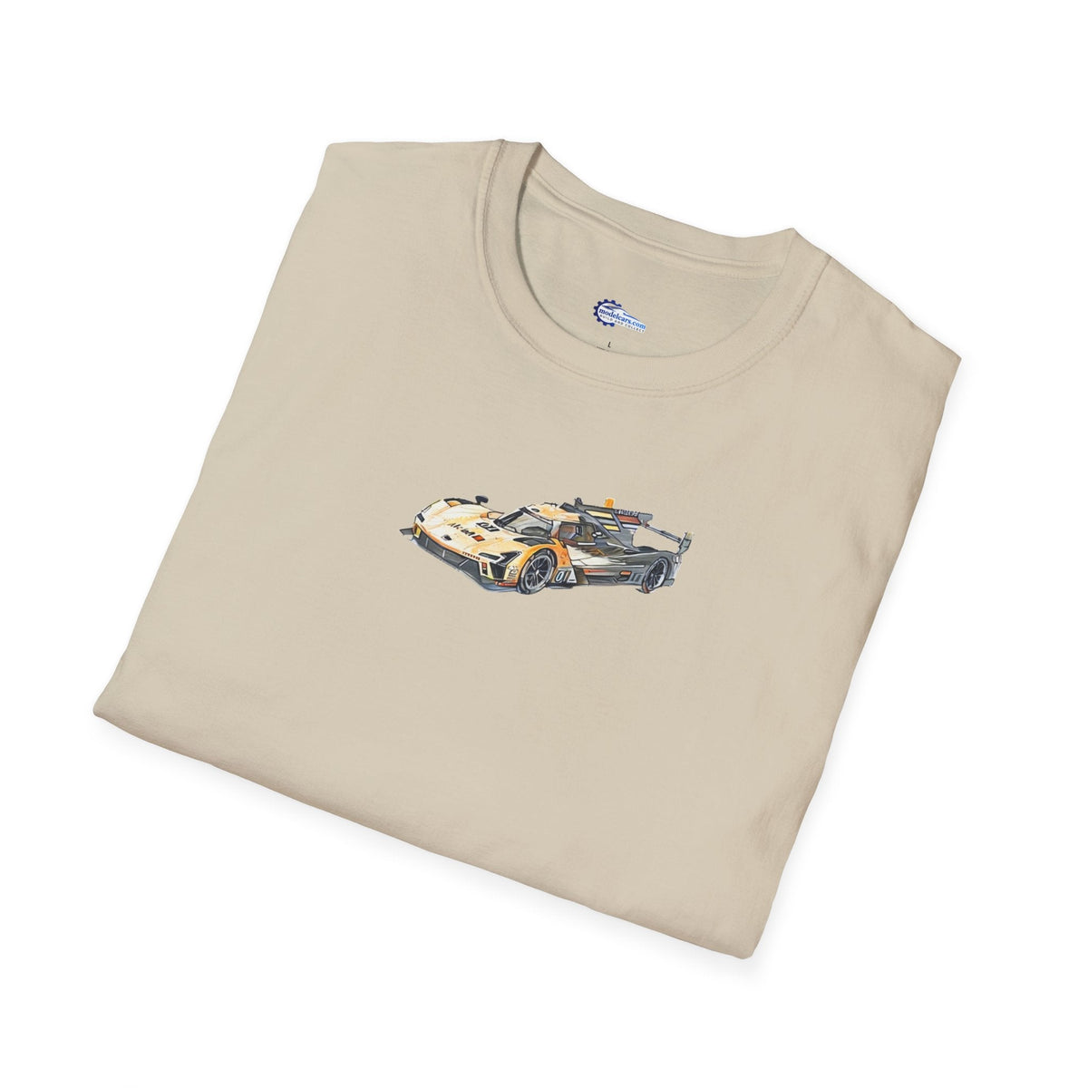 Cadillac V-Series Sketch-Art Le Mans Style T-Shirt, Car Enthusiast Gift, Race Car Fan Shirt,-Modelcars.com-ModelCars.com
