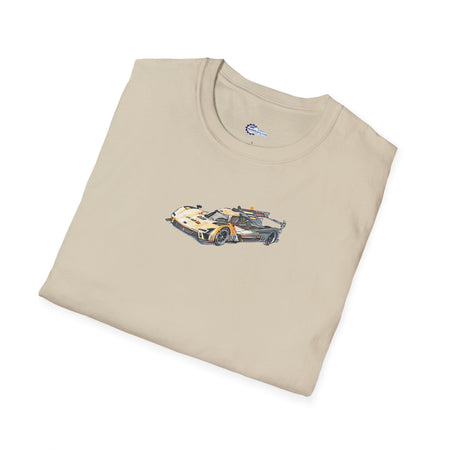 Cadillac V-Series Sketch-Art Le Mans Style T-Shirt, Car Enthusiast Gift, Race Car Fan Shirt,-Modelcars.com-ModelCars.com