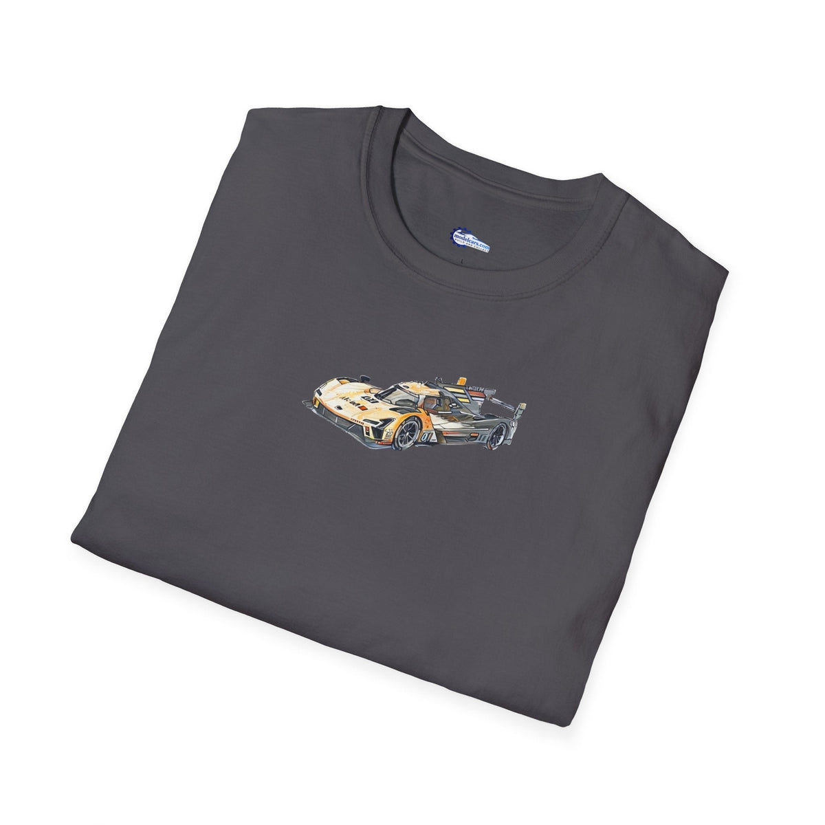 Cadillac V-Series Sketch-Art Le Mans Style T-Shirt, Car Enthusiast Gift, Race Car Fan Shirt,-Modelcars.com-ModelCars.com
