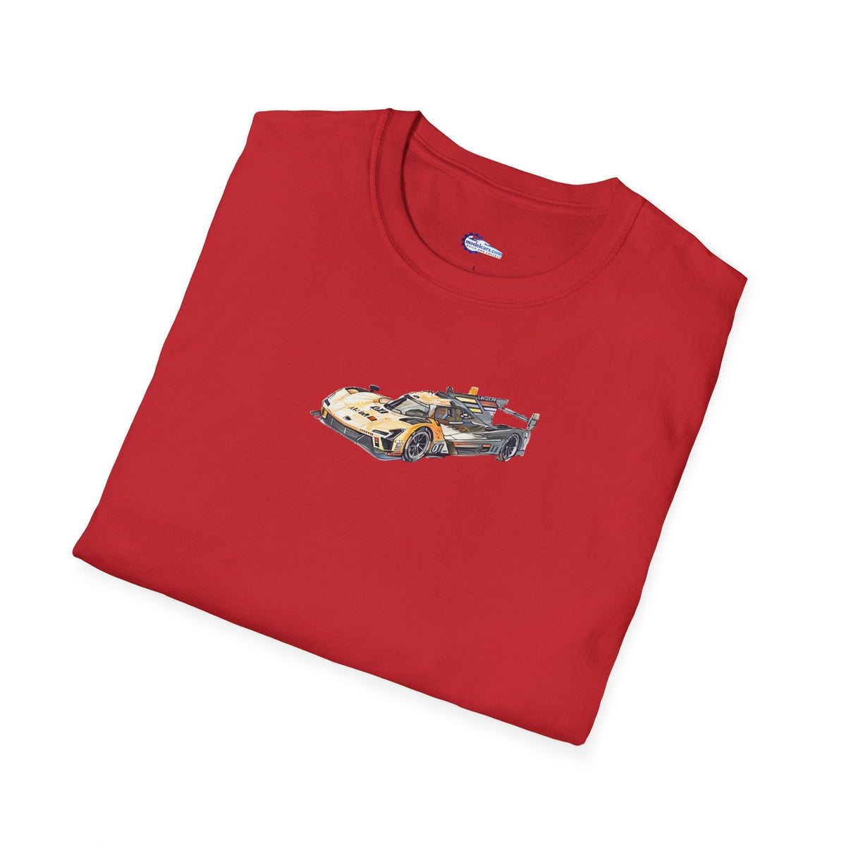 Cadillac V-Series Sketch-Art Le Mans Style T-Shirt, Car Enthusiast Gift, Race Car Fan Shirt,-Modelcars.com-ModelCars.com