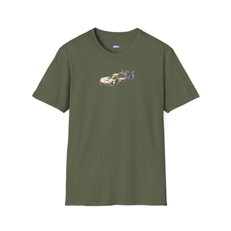 Cadillac V-Series Sketch-Art Le Mans Style T-Shirt, Car Enthusiast Gift, Race Car Fan Shirt,-Modelcars.com-ModelCars.com